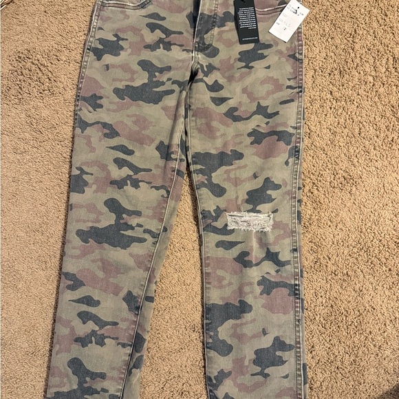 Kut from the Kloth Camouflage Boyfriend Jeans - Picture 2 of 6
